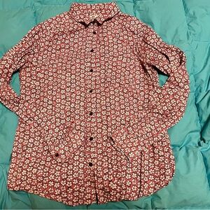 Uniqlo Flannel shirt Size M Floral print